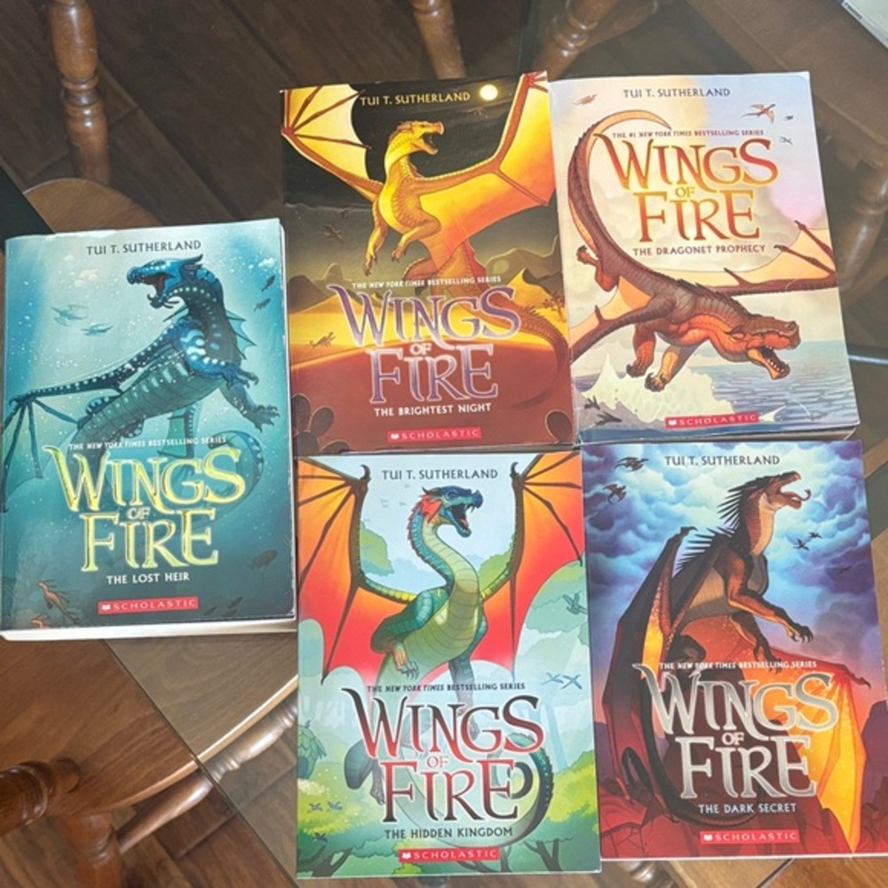 Wings of Fire 5-Book Set | New Unread | Dragon Fantasy Series Tui T. Sutherland